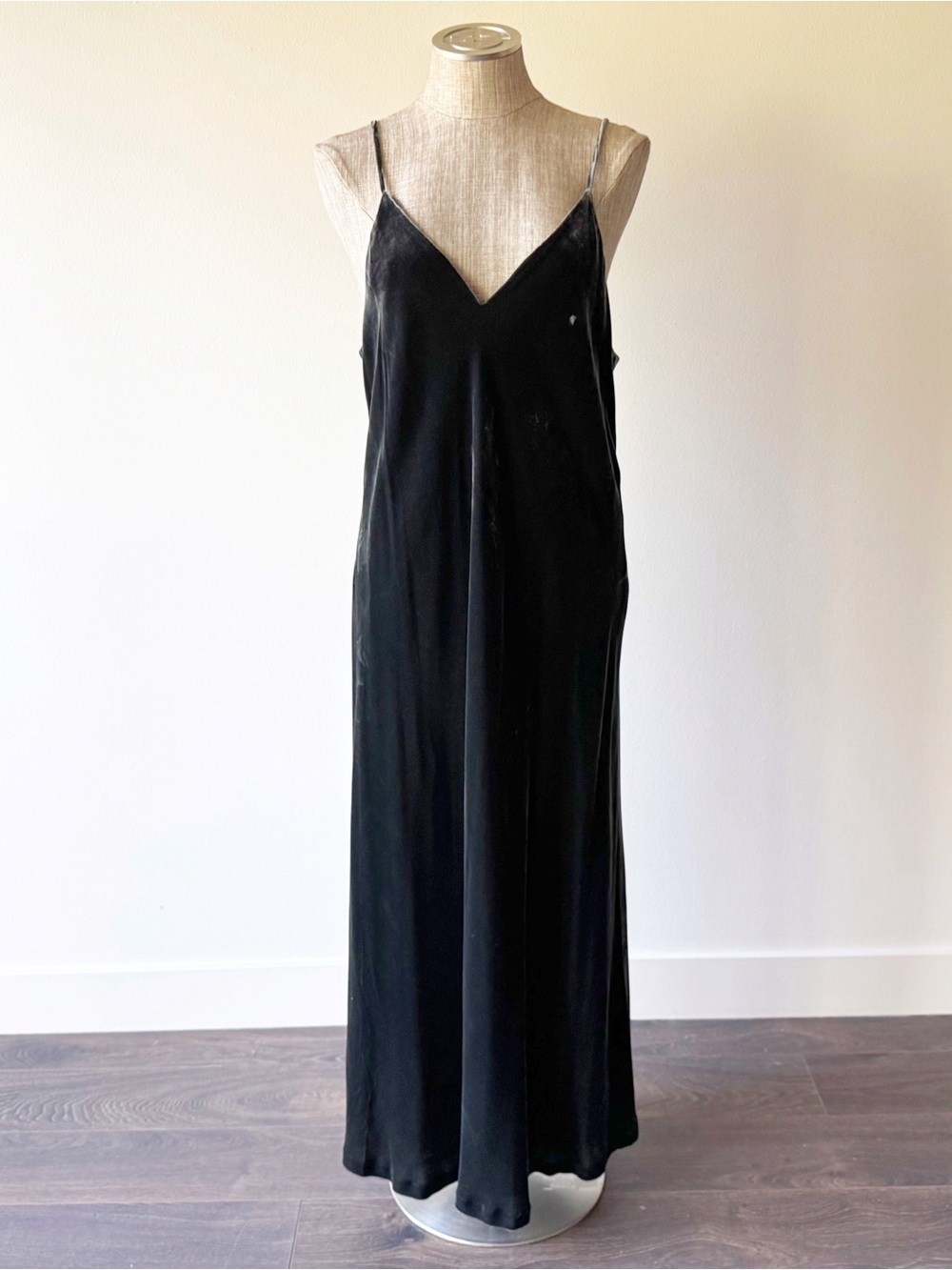 Nordstrom Signature Silk Blend Velvet Slip Dress